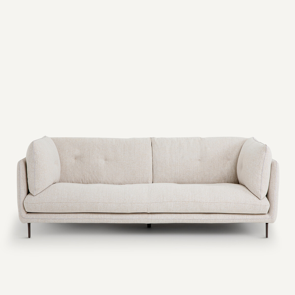 Divano in tweed, Botero avorio, AM.PM