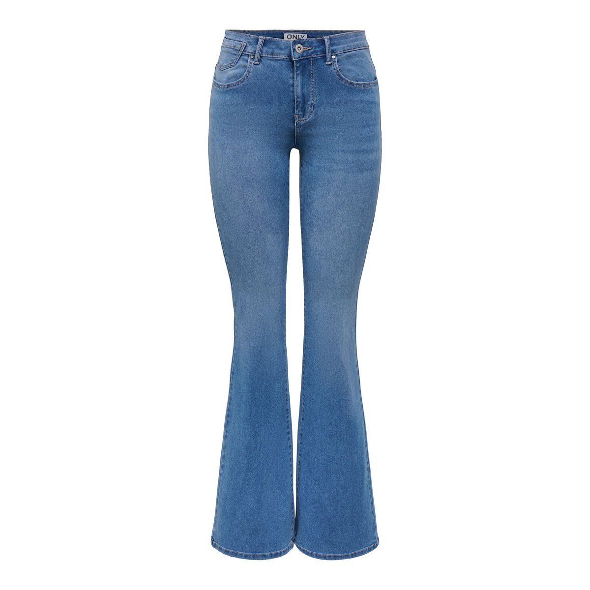 Jean Flared medium blue denim, ONLY