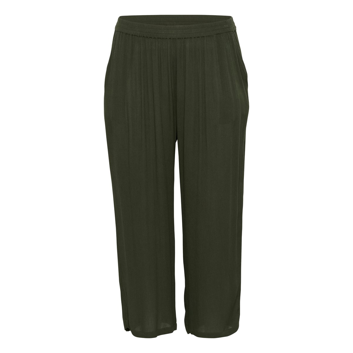 Pantalon casual vert forest night, KAFFE CURVE