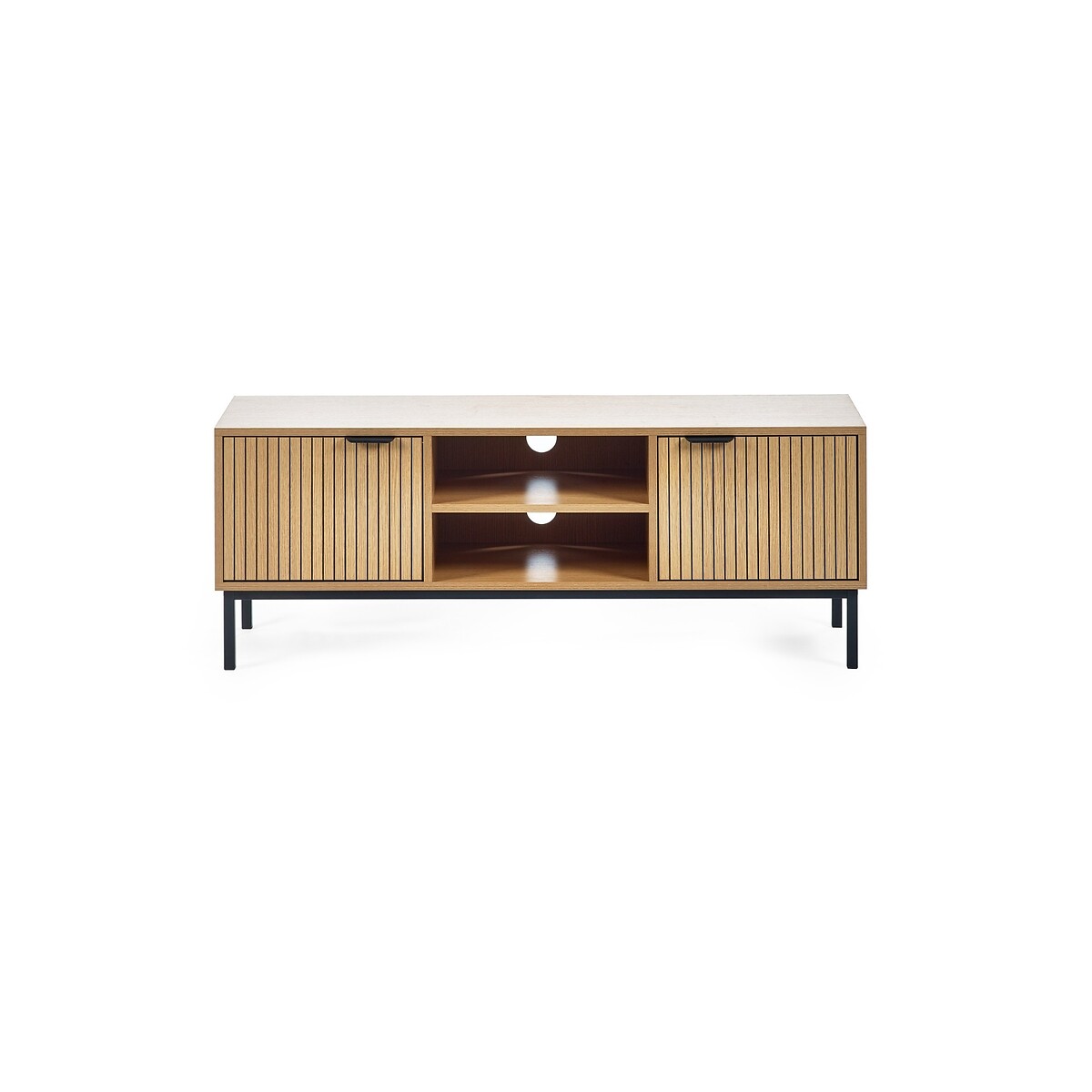Gia Slatted Oak TV Unit oak, SO'HOME