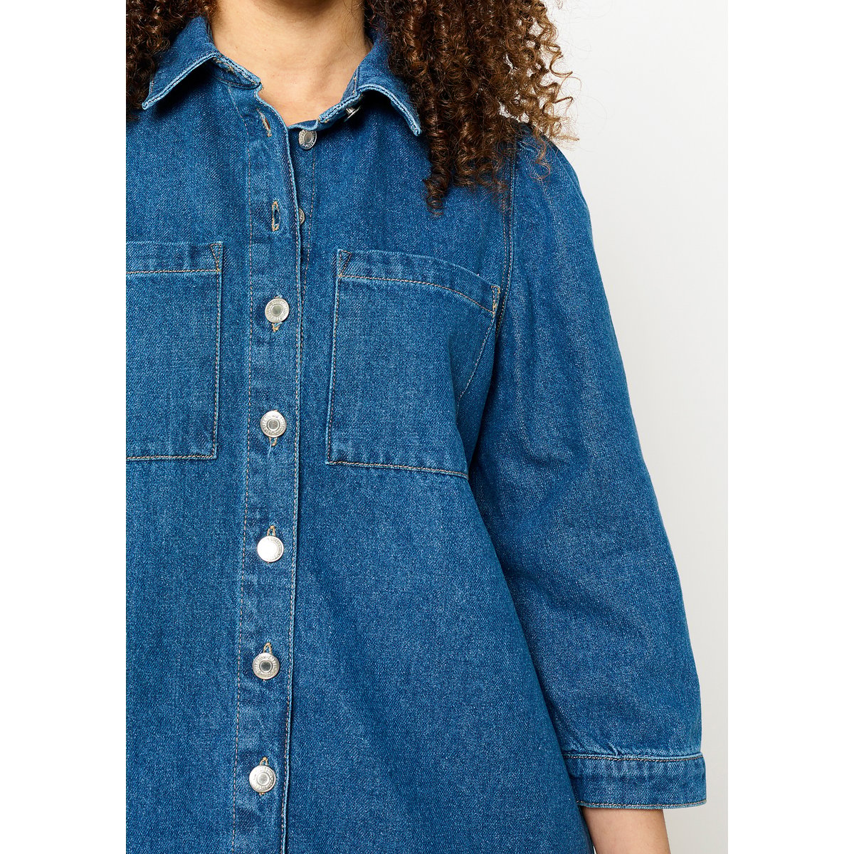 Robe en denim medium blue, LOLALIZA