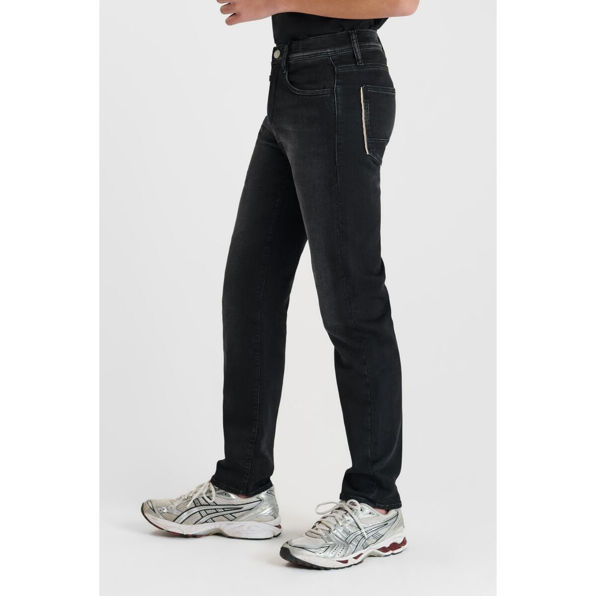 Jeans droite BLUE JOGG, longueur 34 black / black, LE TEMPS DES CERISES