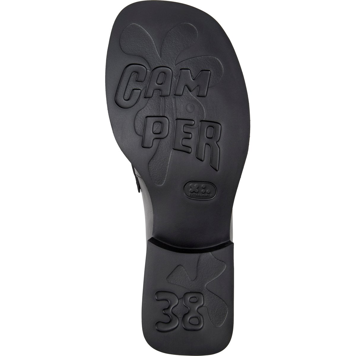 Mocassins Donna Smooth Leather noir 001, CAMPER