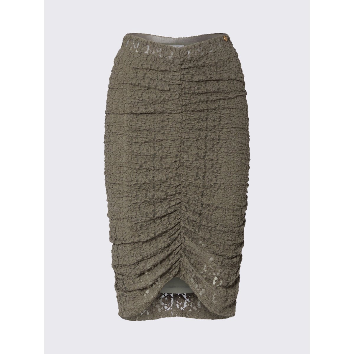 Jupe midi en dentelle vert, LIU JO