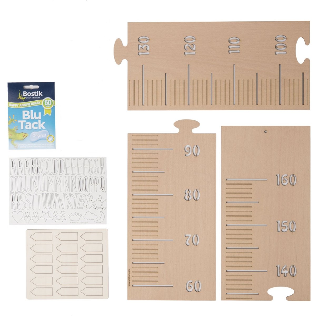 Toise pour enfant personnalisable beige, VINTIUN