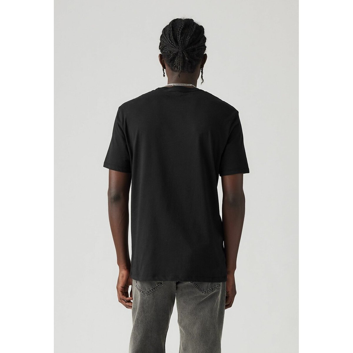 Lote de 2 t-shirts slim, gola redonda preto , LEVI'S