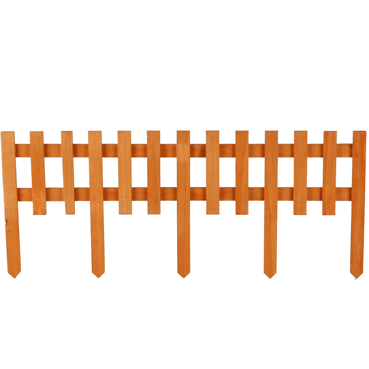 Bordure de jardin en bois naturel 60x25cm bois, SUNNYDAYS