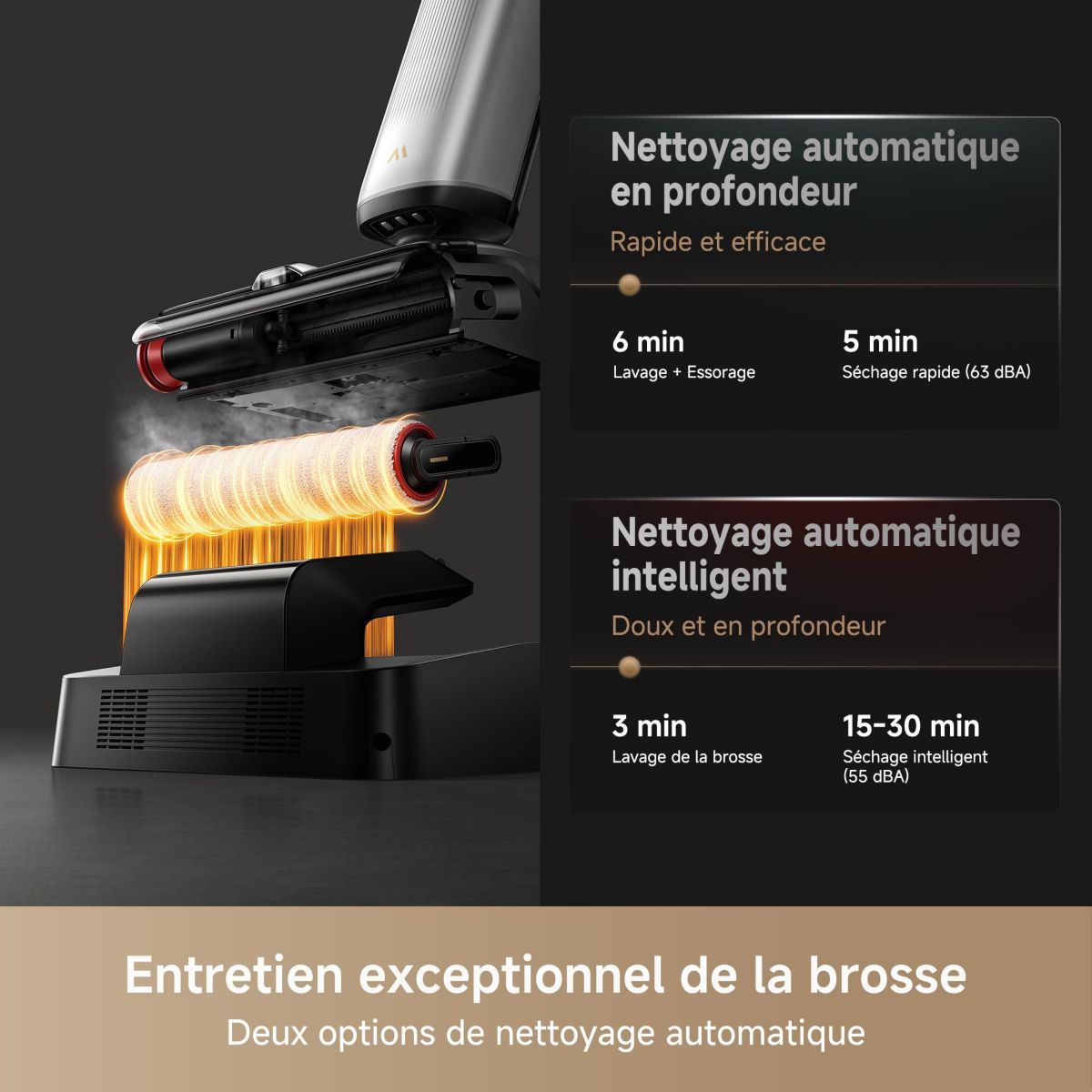 Aspirateur laveur X4 Plus couleur unique, MOVA