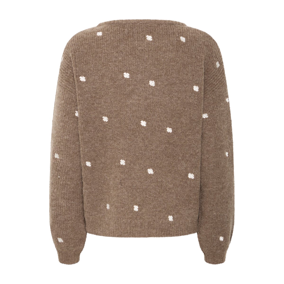Knitted pullover beige walnut mix, B.YOUNG