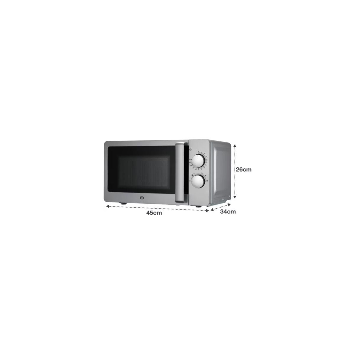 Micro ondes EM206S couleur unique, ESSENTIEL B