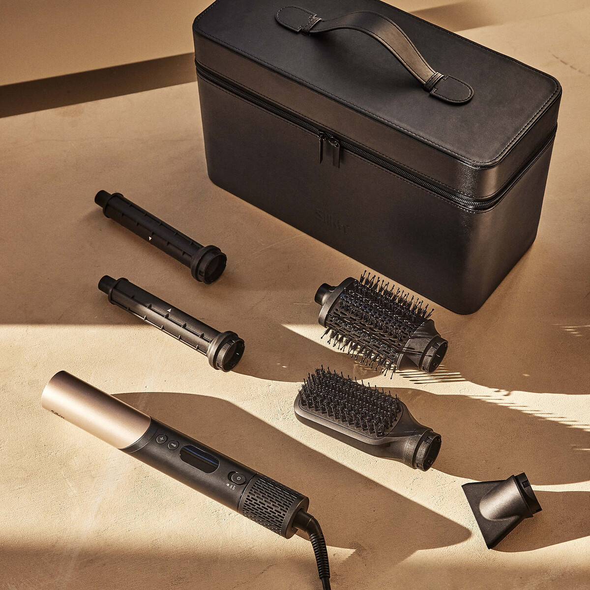 Sèche cheveux Silk'n Silky Air Flex noir + doré, SILKN