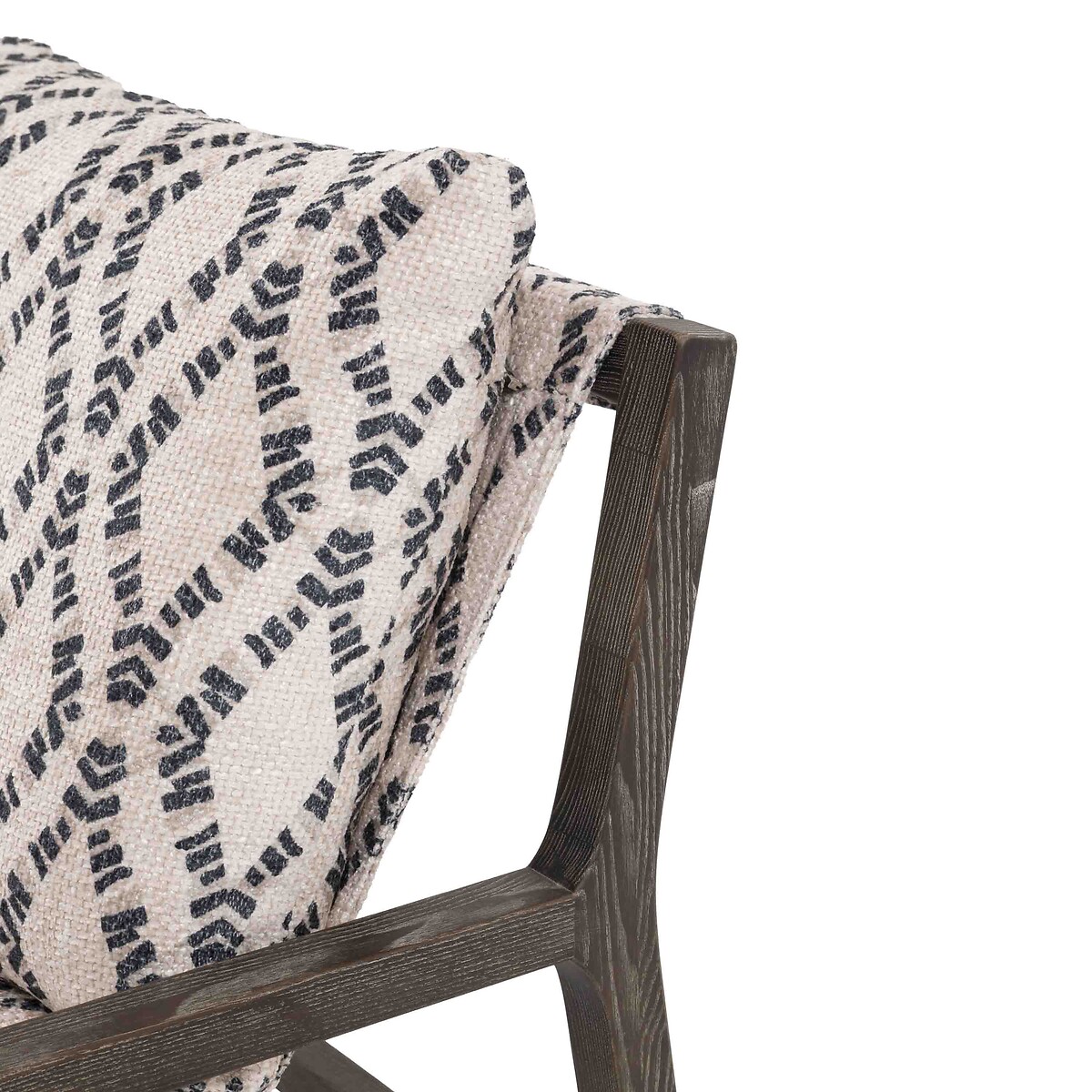Beverly Ash Wood Lounge Chair beige/black, ÉDITÉ