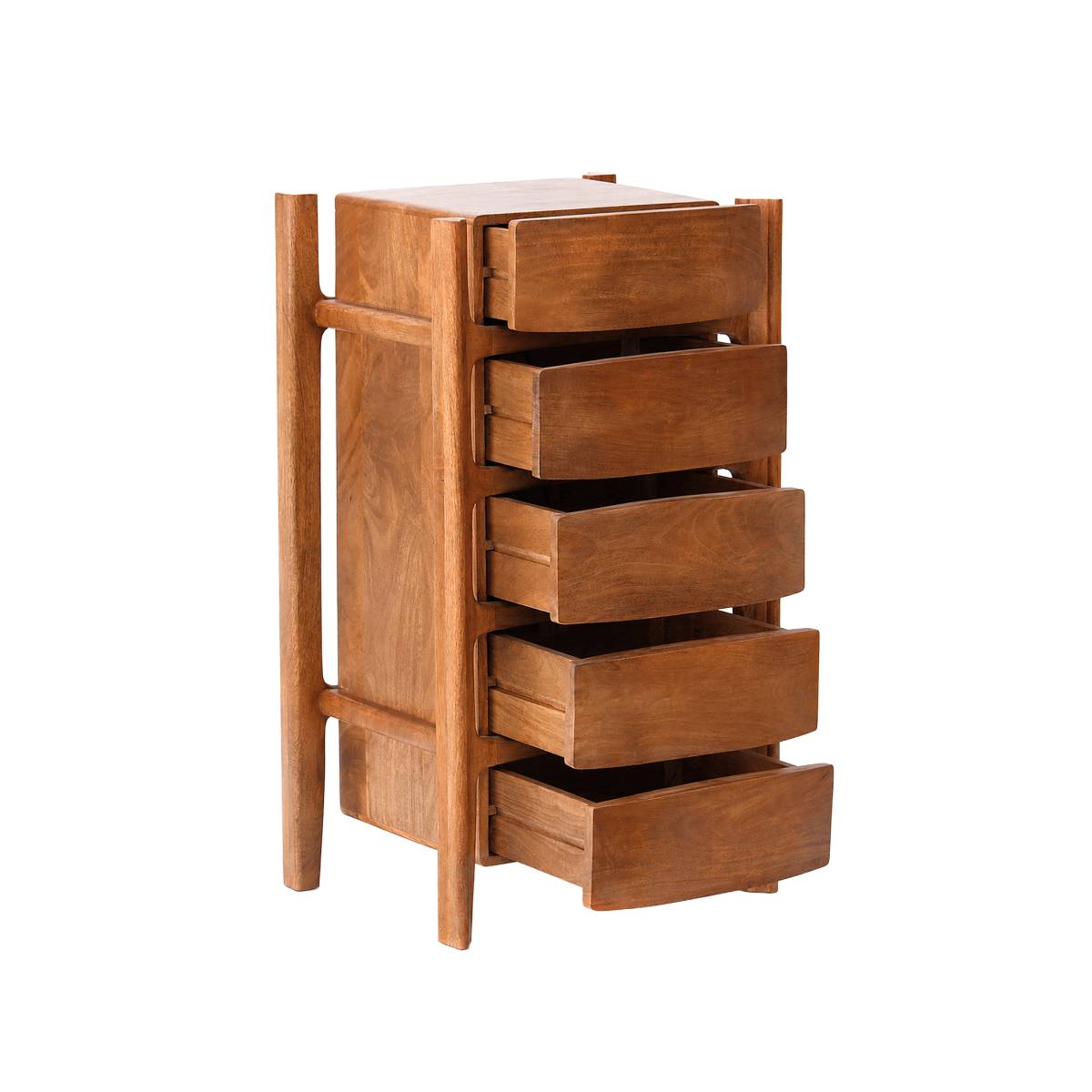 Chiffonnier en bois de manguier ROSANA bois clair, MADE IN MEUBLES