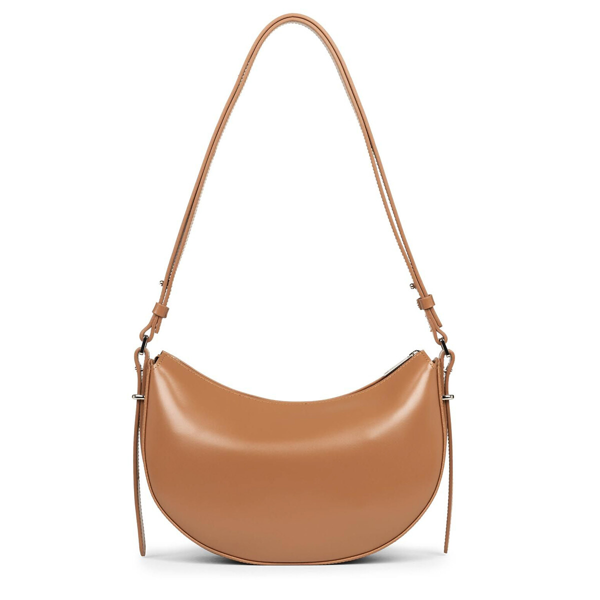 Sac à bandoulière demi lune SUAVE ACE camel, LANCASTER