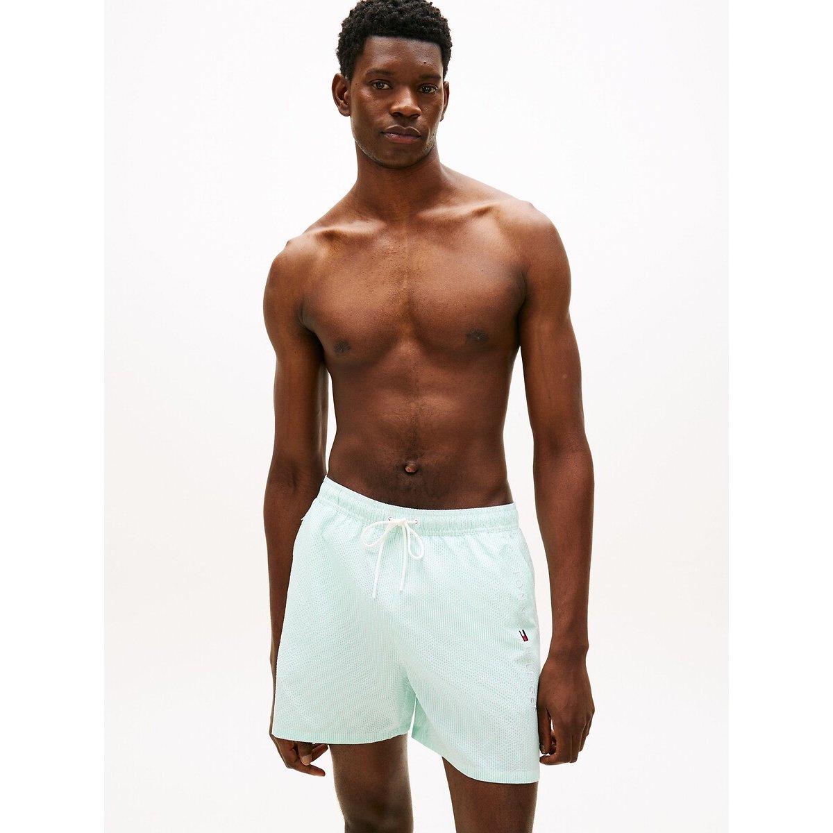 Short de bain mi-long à poche ORIGINAL vert aqua, TOMMY HILFIGER