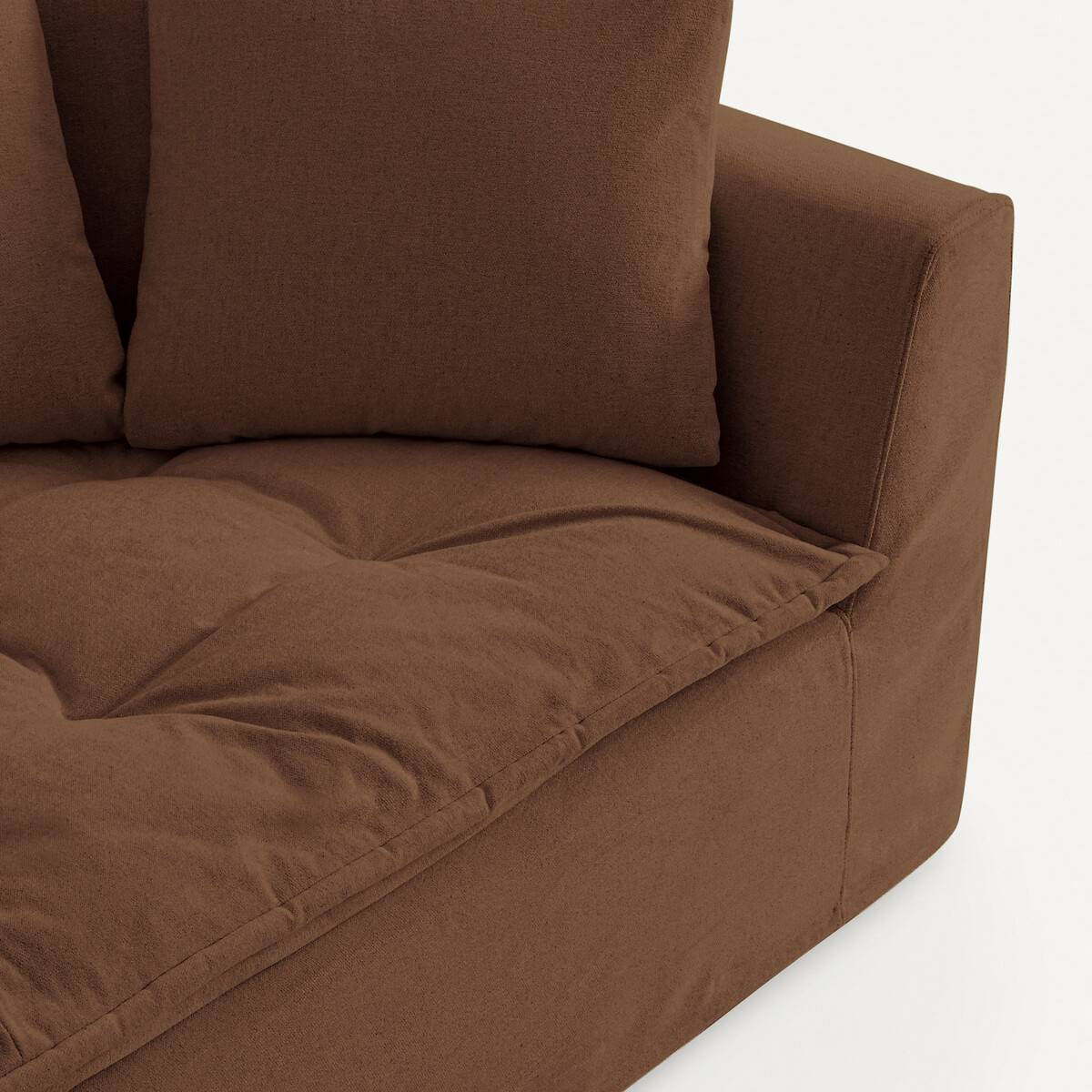 Sofa Otavia, meliertes Gewebe siennaerde, AM.PM
