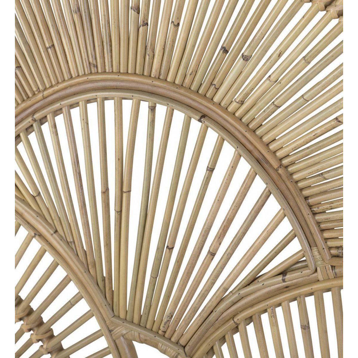 Tête de lit rotin marron, DECORATION D’AUTREFOIS
