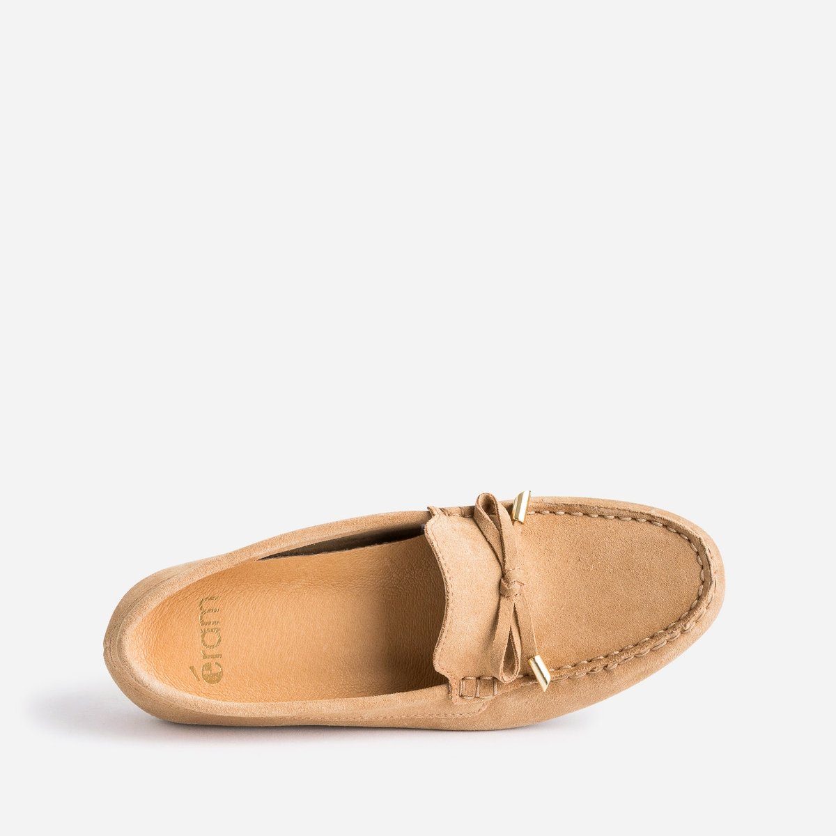 Mocassin en cuir ALAGNON camel, ERAM