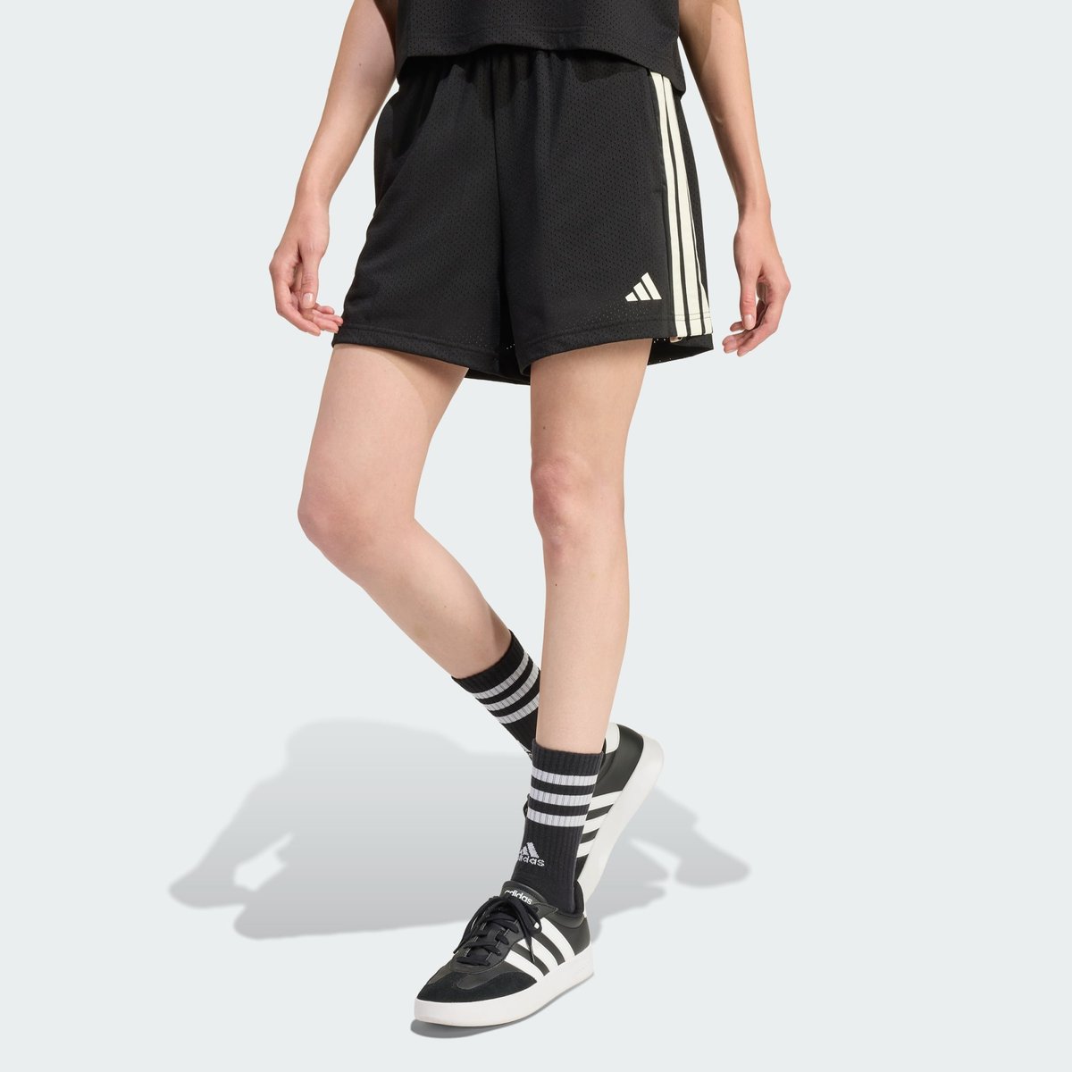 Short Mesh Stadium black / off white / crystal linen, ADIDAS SPORTSWEAR