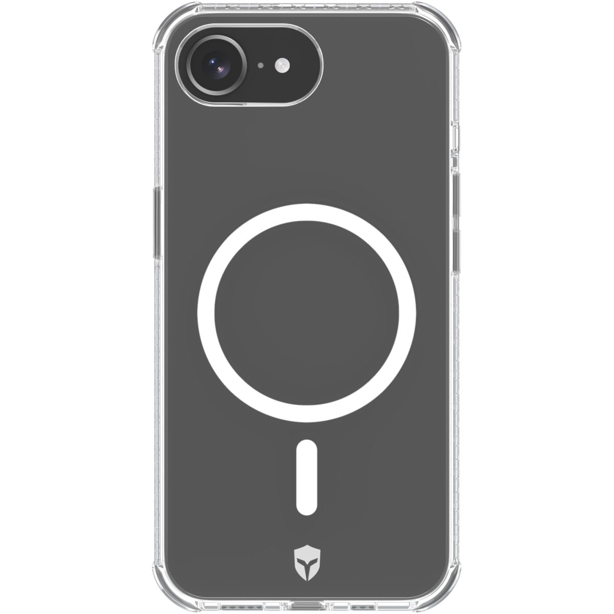 Coque iPhone 16e/17e MagSafe Transparente couleur unique, FORCE CASE