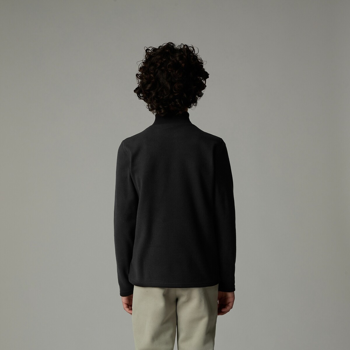 Pull polaire Glacier 1/4 zip noir, THE NORTH FACE