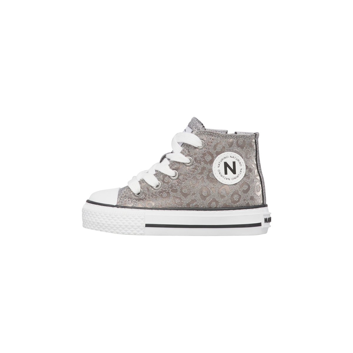 Baskets hautes en tissu YLFAS. gris foncé-, NATURINO
