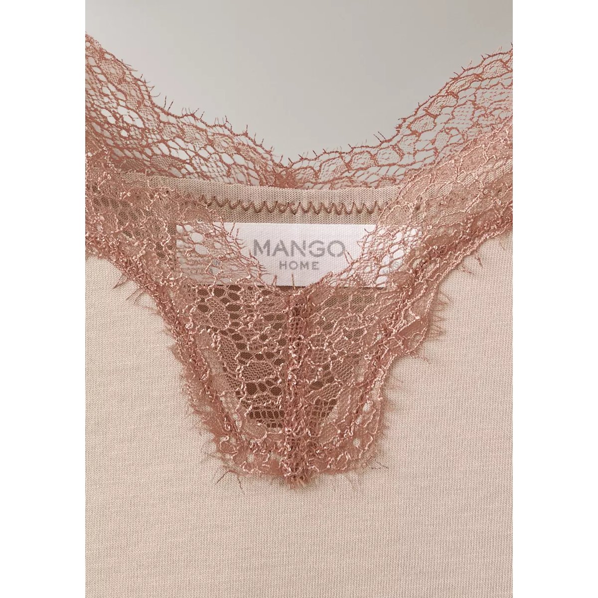 Débardeur de pyjama rose, MANGO