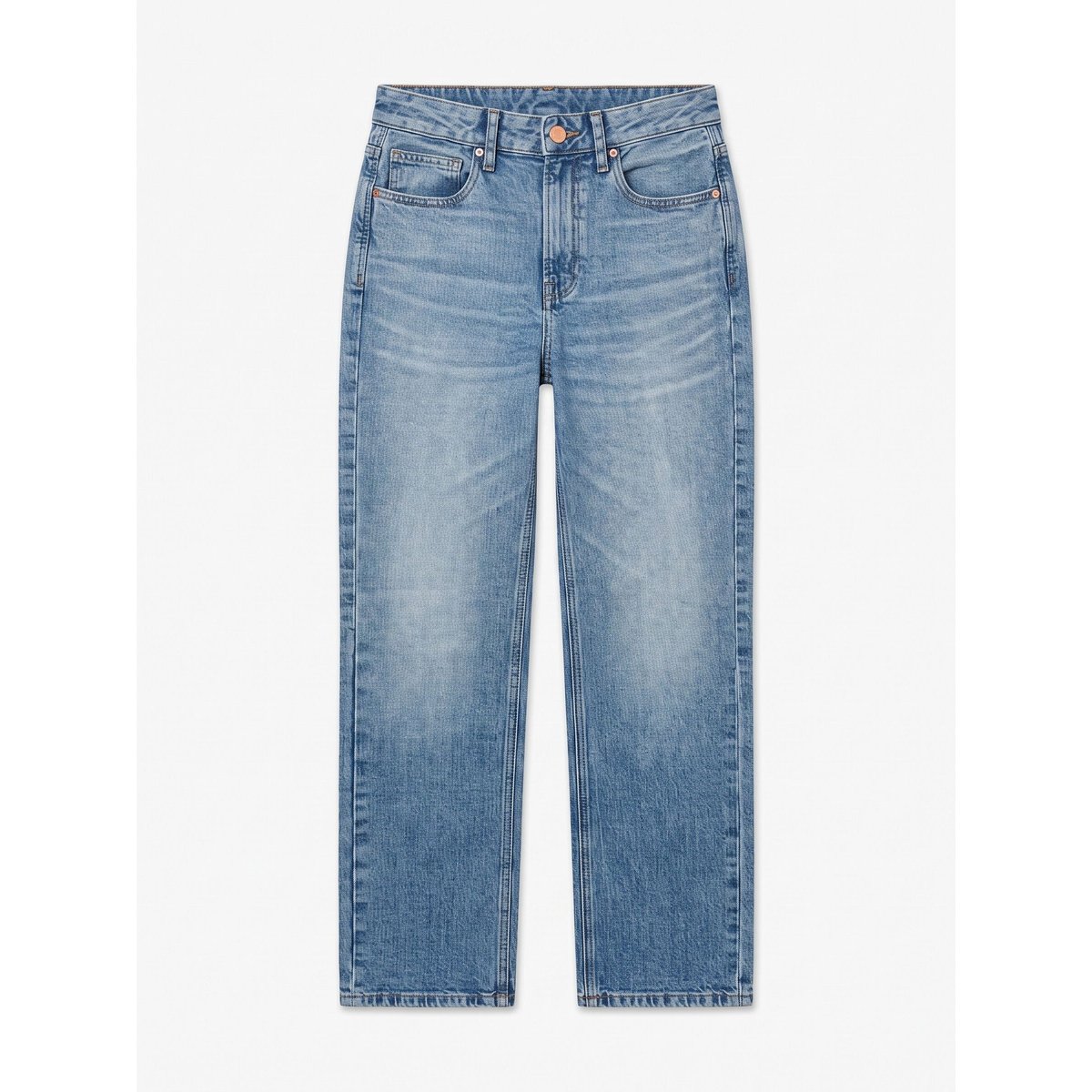 Jean À Coupe Large medium blue denim 1, VERO MODA