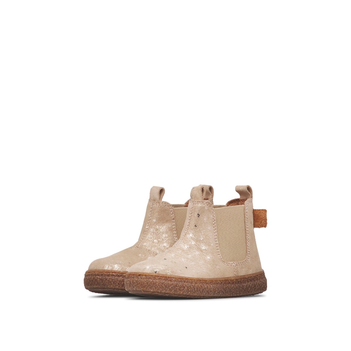 Bottines en suède FIGUS platine-marron, NATURINO