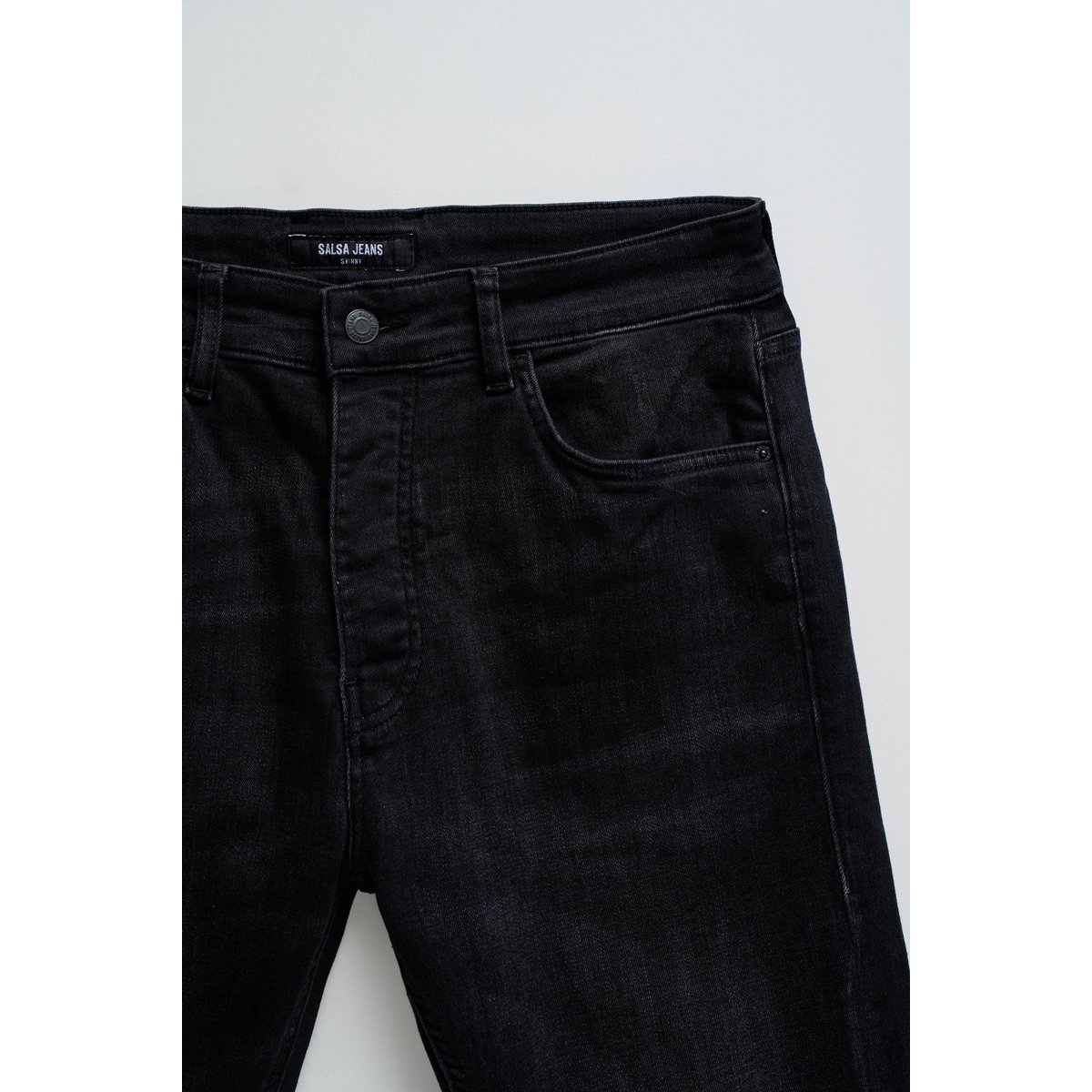 JEAN SKINNY S-REPEL noir, SALSA JEANS