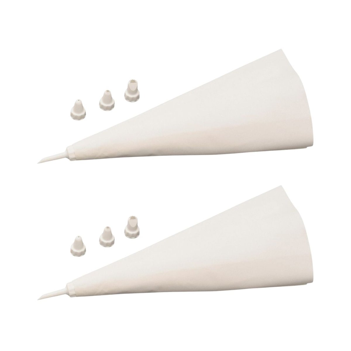 Set de 2 ustensiles de pâtisserie poche à douille SMART PASTRY blanc, ZENKER