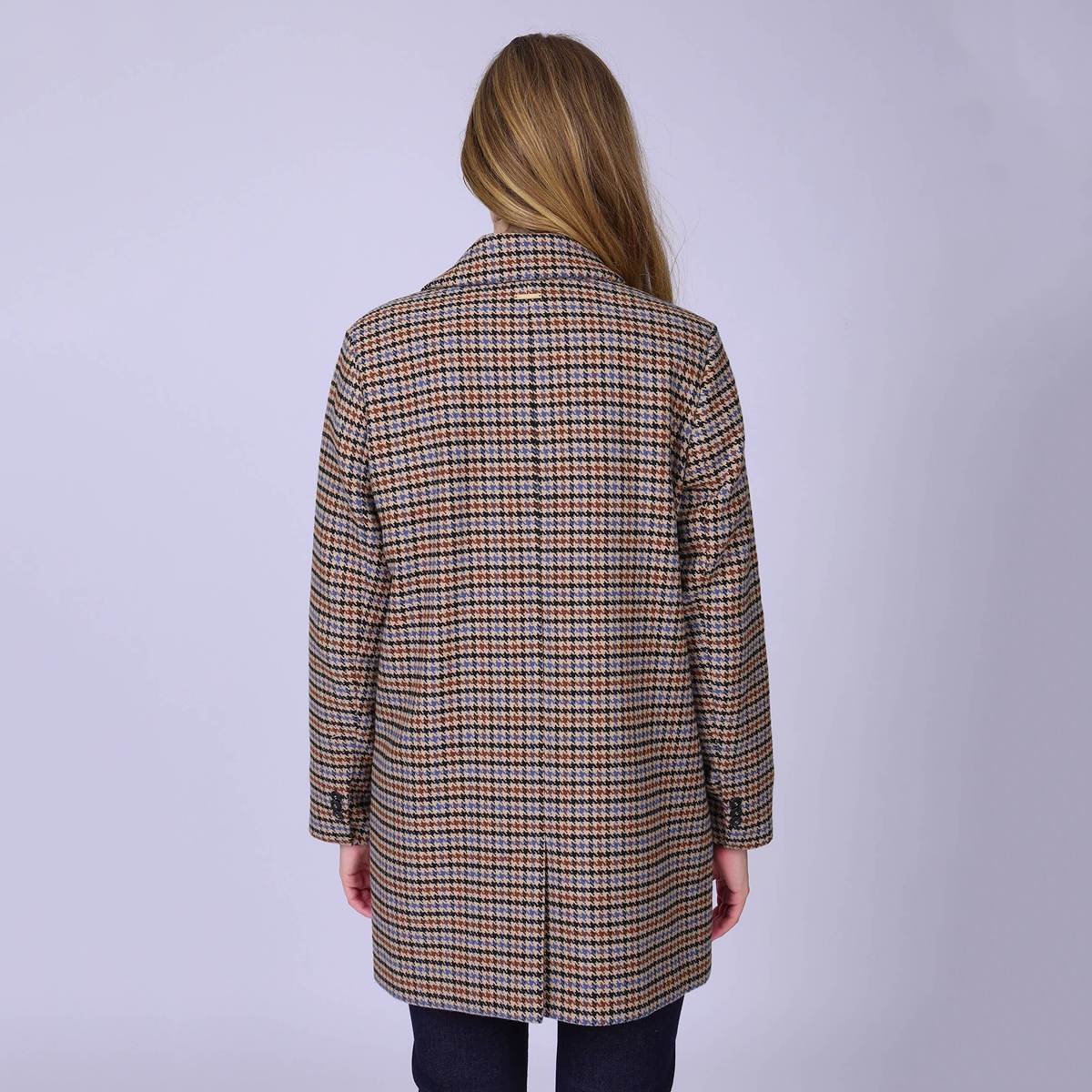 Manteau mi long beige, MISE AU GREEN