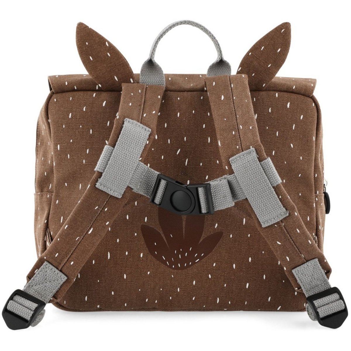 Cartable A4 maternelle marron, orange, beige, TRIXIE