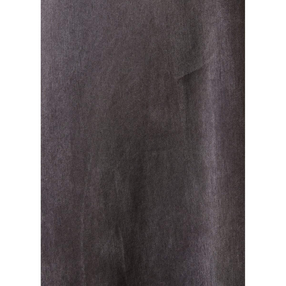 Robe longue en satin manches courtes anthracite, LA FEE MARABOUTEE