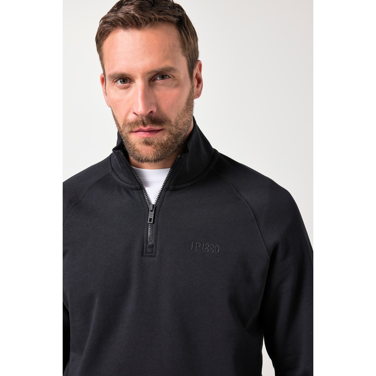 Pull camionneur, coupe ventre confort noir, JP1880
