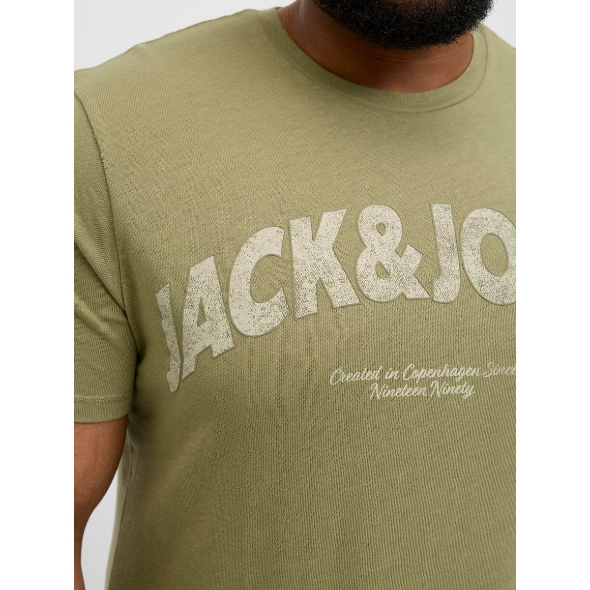 T-Shirt verte - cedar, JACK & JONES