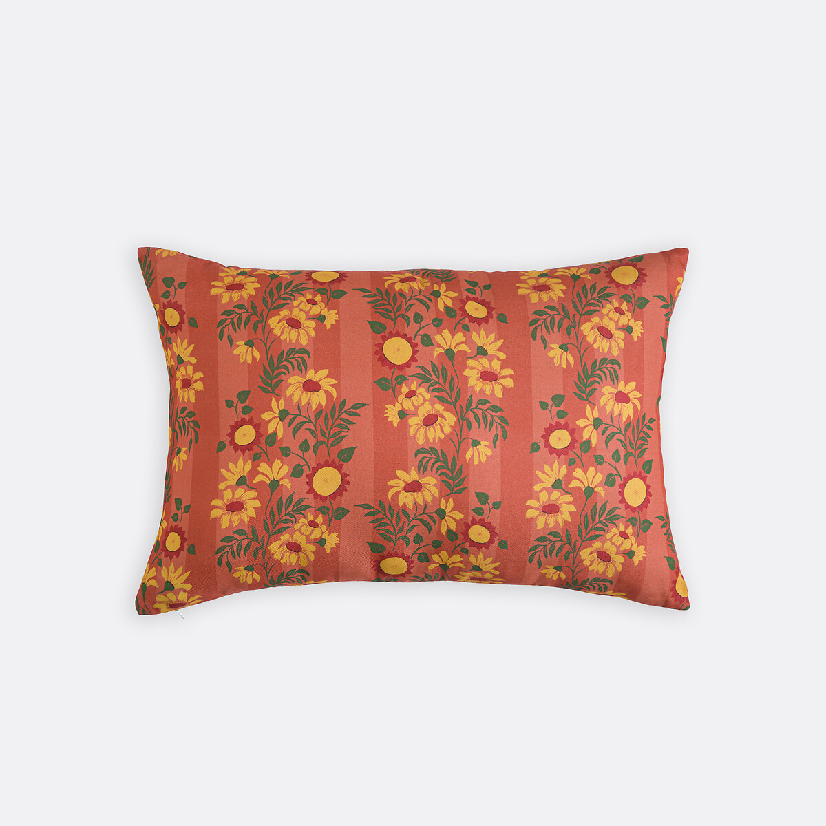 Rechteckiges Outdoor-Kissen, Polyester, 60x40 cm, VALERIA motiv blumen, LA REDOUTE INTERIEURS