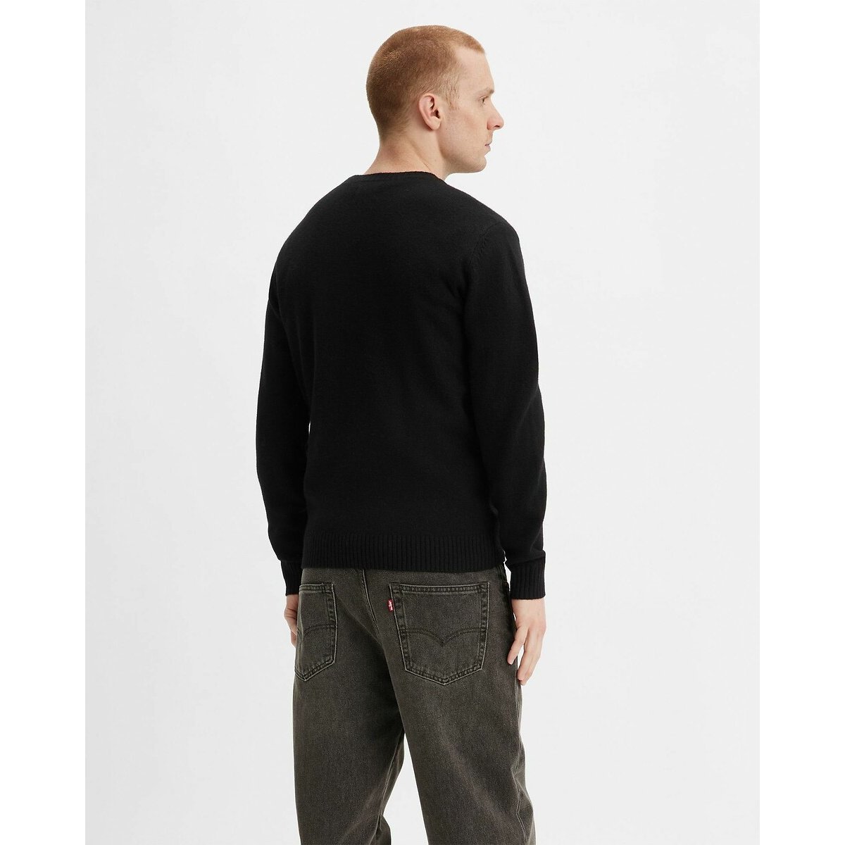 Housemark Crew Neck Wool Blend Jumper black, LEVI'S