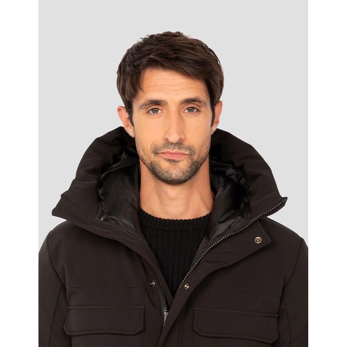 Parka chaude, rembourrée, STANLEY noir, SCHOTT