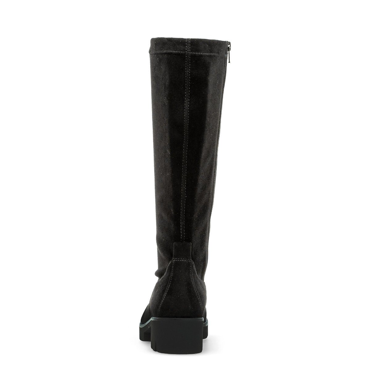 Bottes en velours à talon décroché noir velours, GABOR
