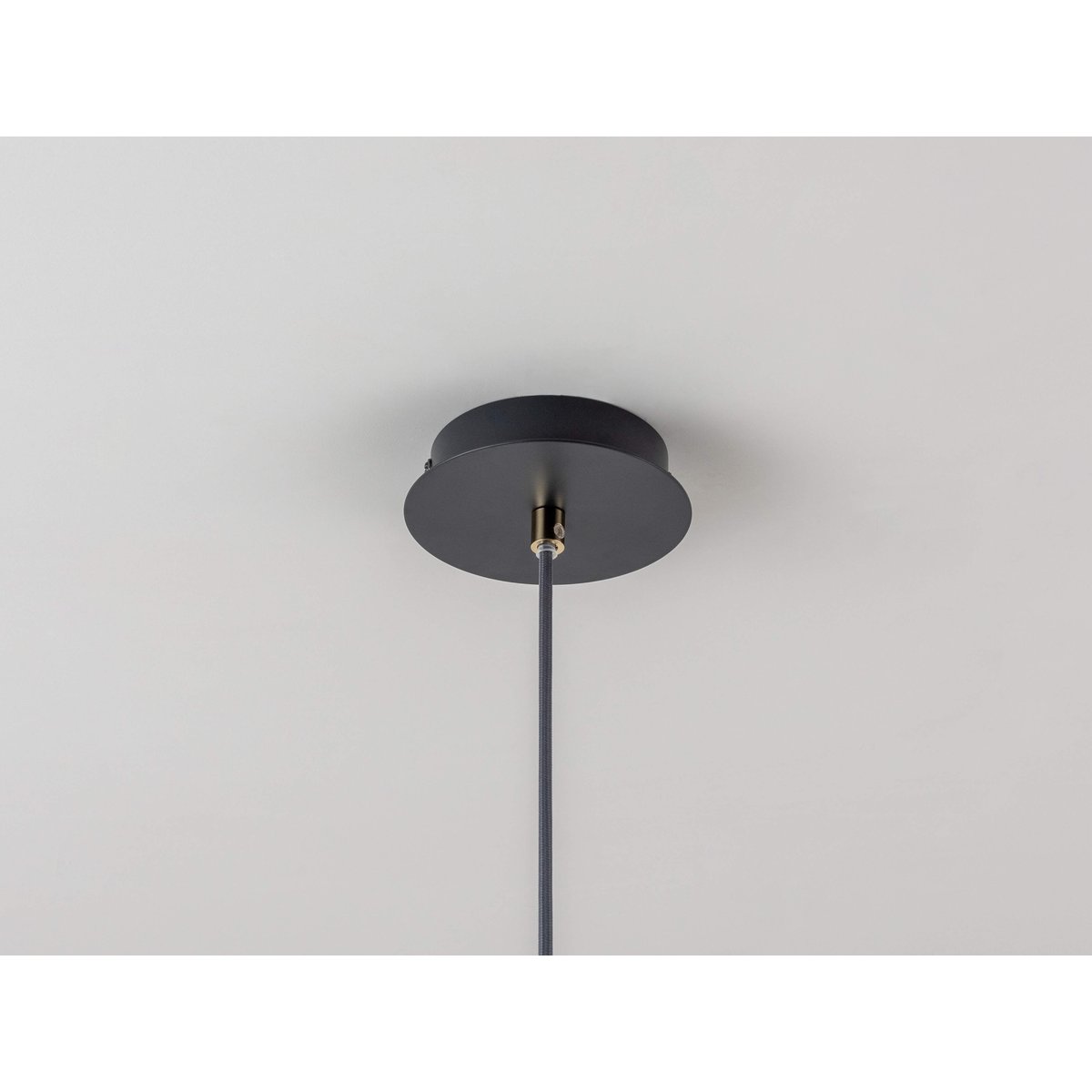 Plafonnier suspendu conique gris, HOUSEOF