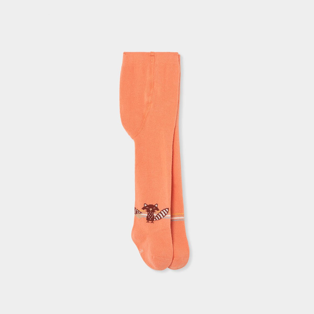 Collant bébé imprimé animaux orange, BOBOLI
