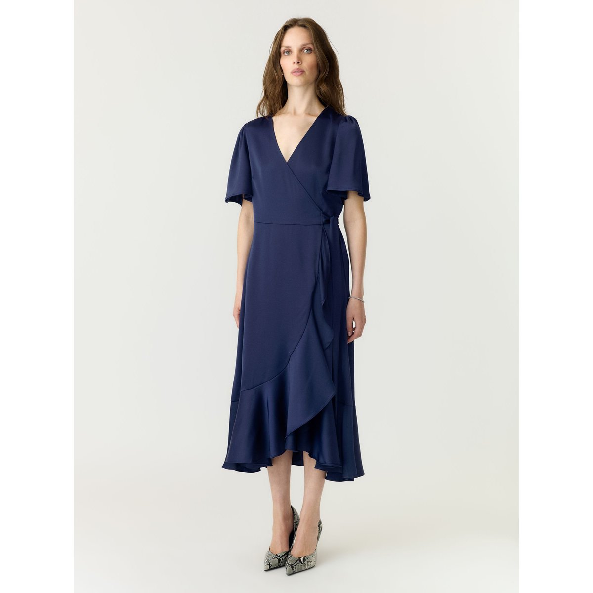 Robe Cache-Cœur evening blue, YAS