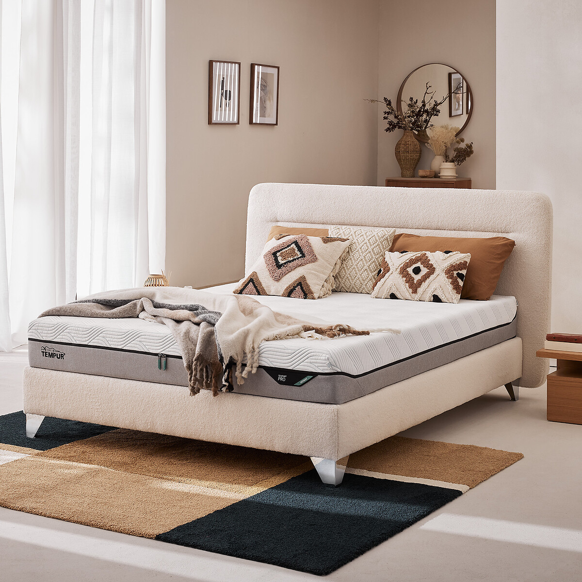 Matelas TEMPUR Pro® SmartCool™ Medium blanc/gris clair, TEMPUR