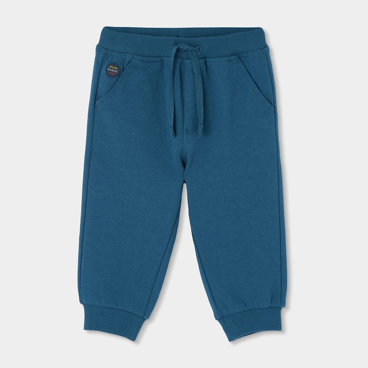 Ensemble garçon molleton imprimé léopard vert, BOBOLI