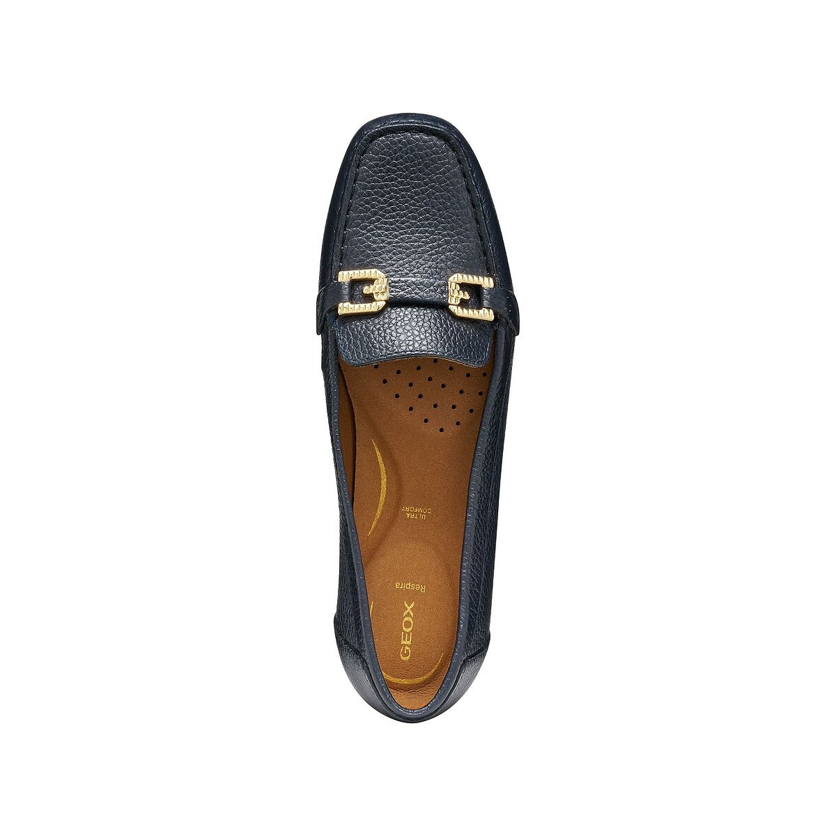 Mocassins en cuir, ANNYTAH MOC bleu marine, GEOX