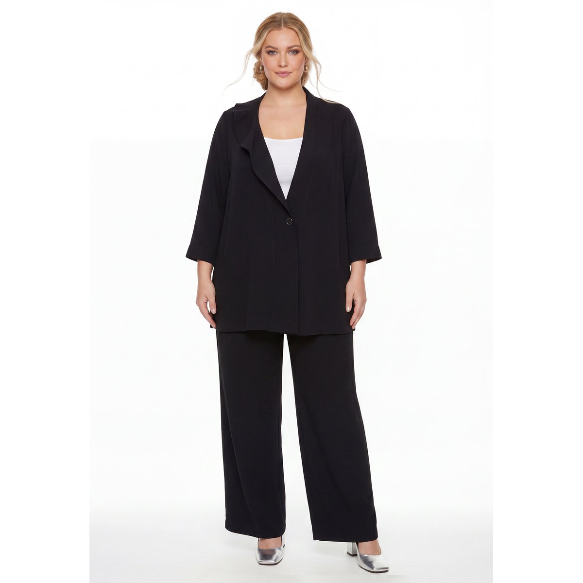 Cardigan avec manches longues noir, YOEK