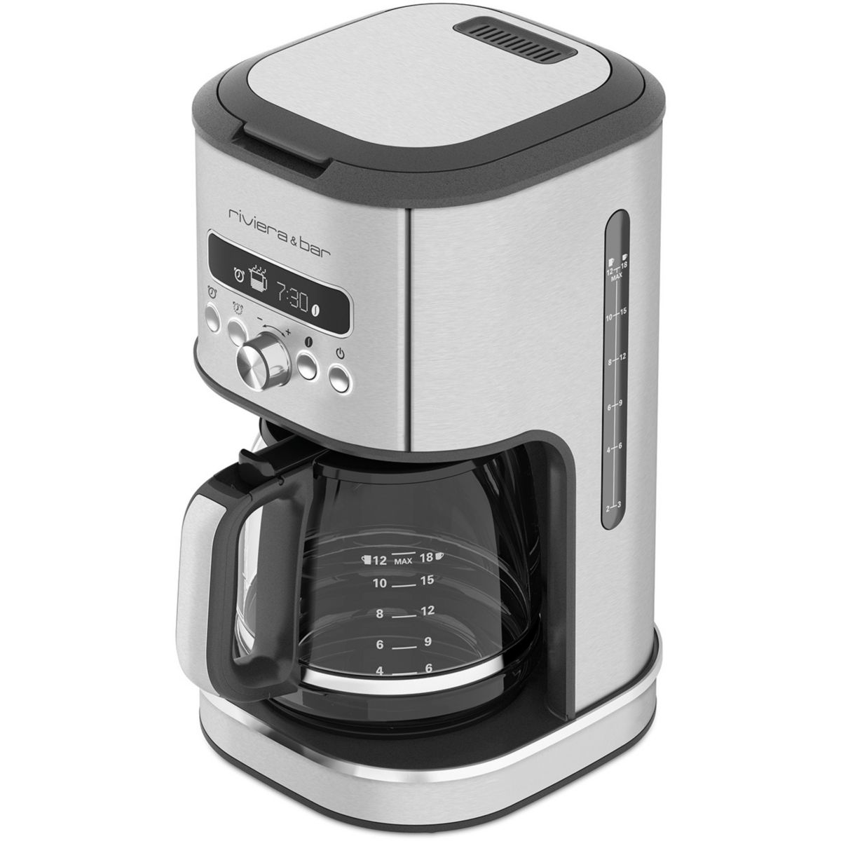 Cafetière programmable BCF570 gris, RIVIERA & BAR