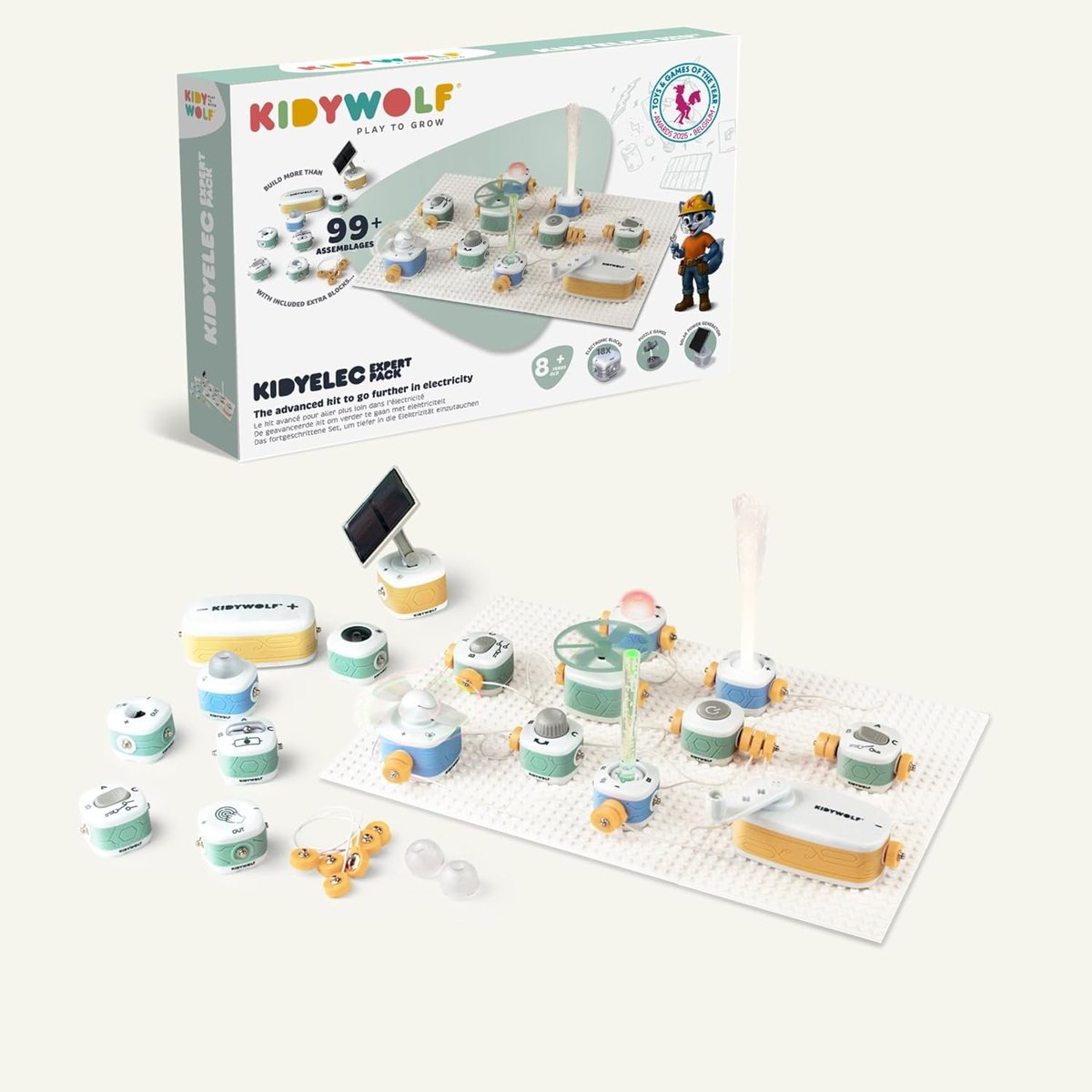 Kit d'électricité KIDYELEC EXPERT vert, KIDYWOLF