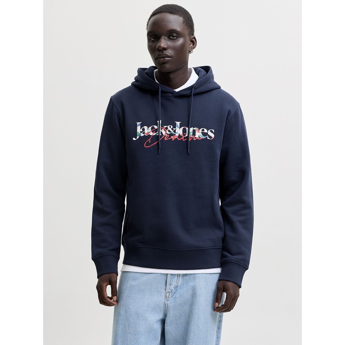 Sweat à capuche, TOM bleu marine, JACK & JONES